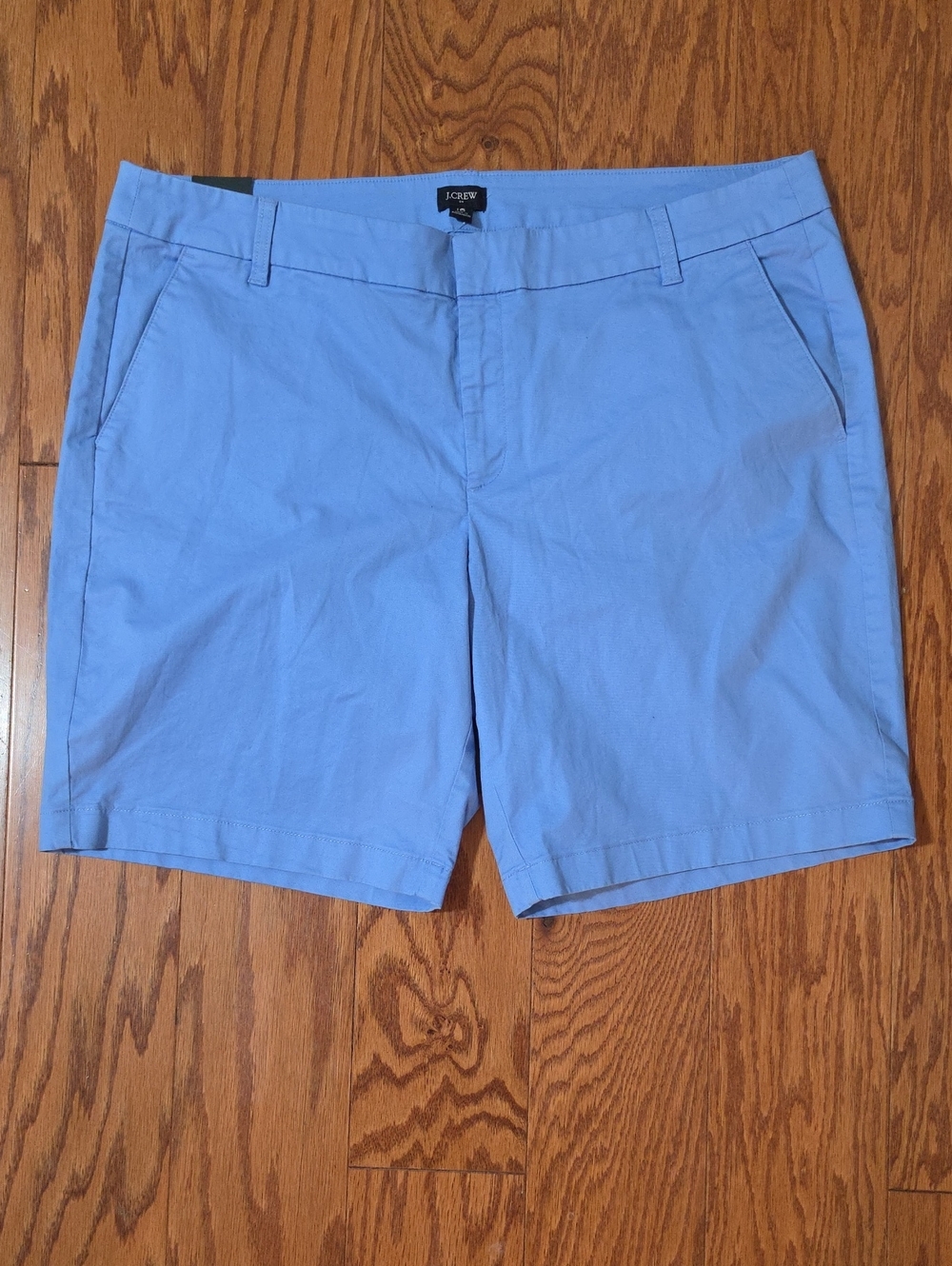 J. Crew Factory Light Blue Chino Bermuda Shorts